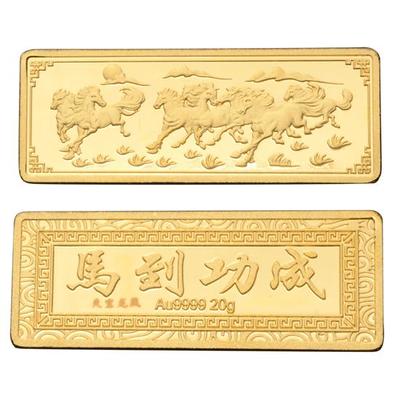 天宝龙凤 金银制品中的投资典范——马到功成投资金条（20g）在东方购物与东方CJ的璀璨亮相